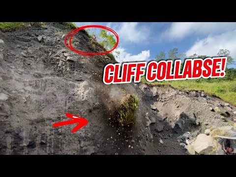 Cliff Collapse! Real Danger in Traditional Mining