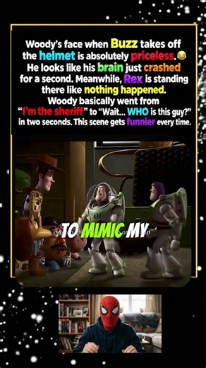 Woody’s Face When Buzz Takes Off His Helmet 😂 | Toy Story