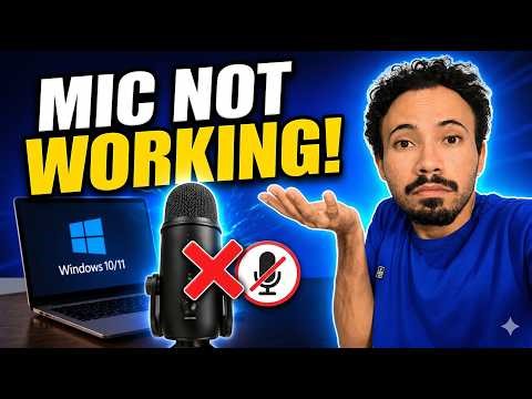 Microphone Not Working on Windows 10/11 [7 SOLUTIONS]