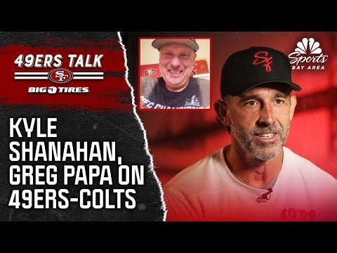 Kyle Shanahan, Greg Papa discuss key matchups in 49ers' Week 16 game vs.Colts | 49ers Talk | NBCSBA