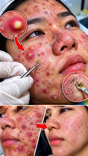 Extreme Acne Extraction ASMR 😱 Satisfying Deep Pore Cleaning!
