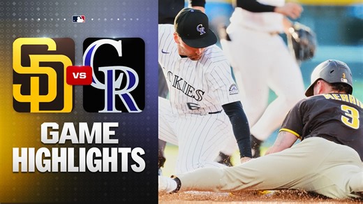 Padres vs. Rockies Game Highlights (4/22/26) | MLB Highlights