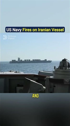 US Navy Fires on Iranian Vessel Near Strait of Hormuz!