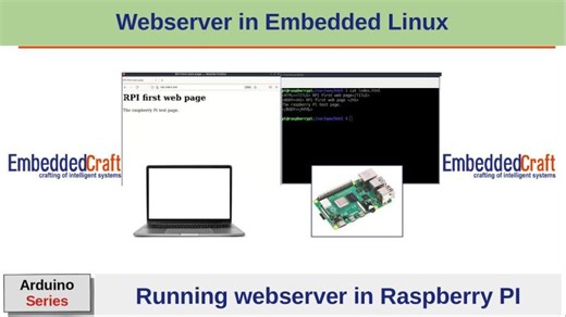 Webserver in Embedded Linux | Running webserver in Raspberry PI | embeddedcraft craft