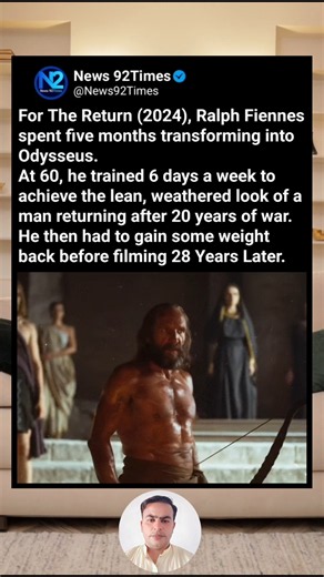 Ralph Fiennes Trained 6 Days a Week at 60 to Transform Into Odysseus