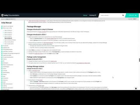 What's new in Unity 6.0: Package Manager