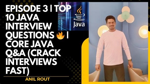 Java Interview Questions | Core Java Q A | Crack Interviews Fast | Anil Rout posted on the topic | LinkedIn