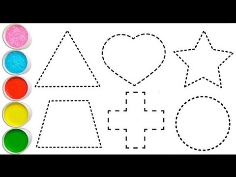 How to Draw 2D Shapes | Easy Shapes Drawing for Kids & Beginners