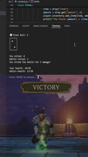 Unleash the Python Beast! 🐍⚔️ Build Epic Combat Systems for Your RPG!