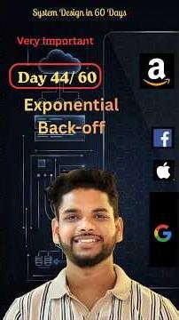 Retry with Exponential Backoff Explained | System Design Interview | Day 44/60 #shorts