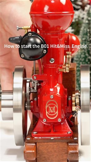 Enginediyshop on Instagram: "How to start the B01 Hit&Miss engine？#howto #engine #4stroke #modelkit #hobby"