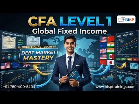 CFA Level 1 Global Fixed Income Securities | Bond Market Structure and Types