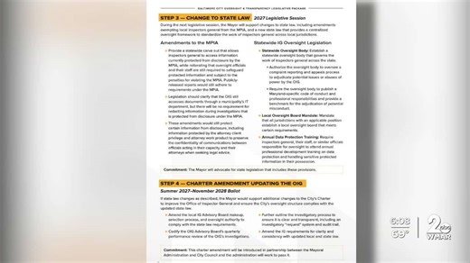 Mayor announces proposed changes to inspector general's office
