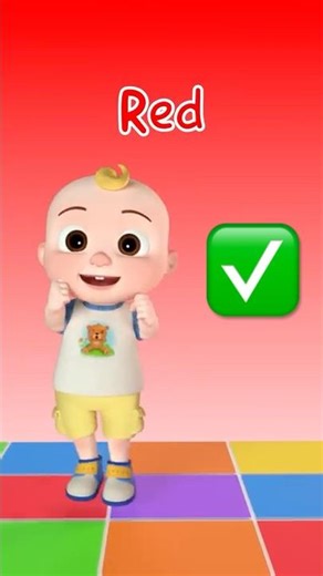 JUMP on the Rainbow Squares and Follow Along ✨ JJ's Disco Dance Routine! 🕺#shorts