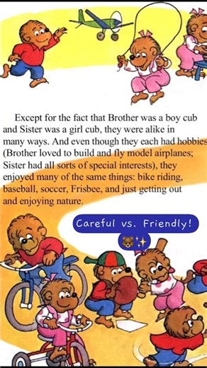 Brother Bear vs. Sister Bear: Who is More Cautious? 🐾 #shorts