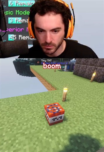 Epic explosion #minecraft | minecraft