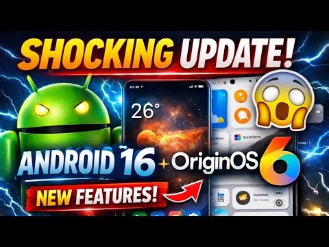 OriginOS 6 (Android 16) 😱 New Features You Must See!
