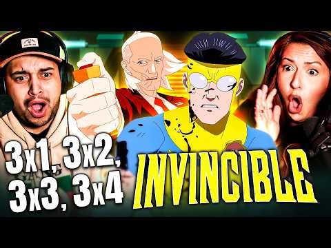 INVINCIBLE SEASON 3 EPISODES 1, 2, 3 & 4 REACTION –THEY'RE COOKING! – FIRST TIME WATCHING – REVIEW