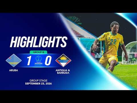 Aruba vs Antigua and Barbuda | 26/27 Concacaf Nations League Group Stage