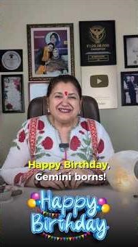 Happy Birthday Gemini ♊️ #nittygrittywithdrneetikaushik