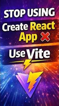 Stop Using Create React App! ⚡ React + TypeScript Setup with Vite in 60 Seconds