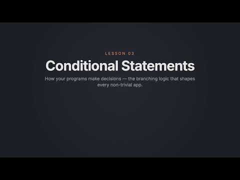 Learn Rust Easily #3 - Conditional Statements