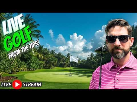 🔴LIVE GOLF - 18 Holes in Florida Challenging Course from the TIPS!