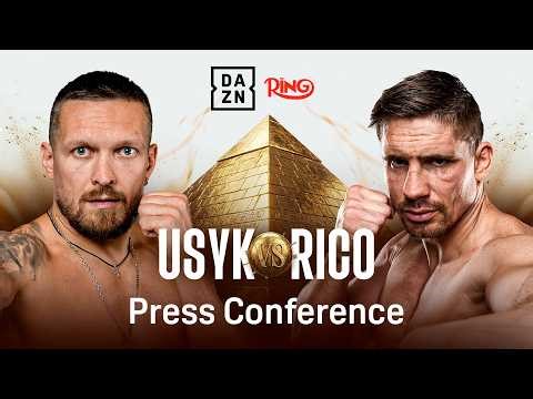 OLEKSANDR USYK VS. RICO VERHOEVEN PRESS CONFERENCE LIVESTREAM
