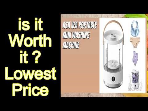 REVIEW Asa Vea Portable Mini Washing Machine Features - Important Information