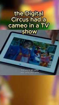 Jax from The Digital Circus had a CAMEO in a TV Show