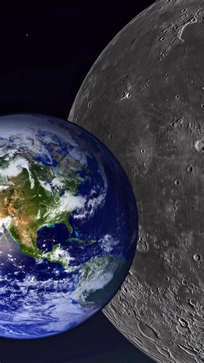 As the Moon glides across space, Earth appears to cross its view a breathtaking moment of celestial motion. This isn’t Earth moving across the Moon, but a perfect alignment that reminds us how everything in space is constantly in motion. From this distant perspective, our home looks fragile, quiet, and incredibly small. 🌌 #Space #NASA #fblifestyle #ISRO #spaceexploration | India Moon Mission