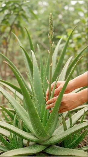 Aloe Vera Flower To Seeds: Complete Life Cycle Timelapse🪻👉🌱#shorts #aloveralifecycle #alovera