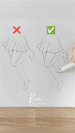 How to draw nice girl legs 🦵 #draw #anime #howtodraw