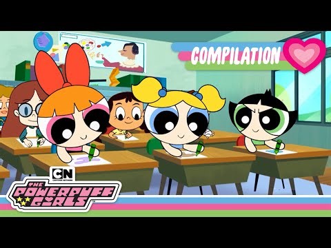 Girls at School Compilation 🏫💕 |Naughty and Cute Moments | Powerpuff Girls | Cartoon Network