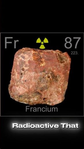 What Happens when you add Francium to Water #chemistry #boom #chemical #nilered #education