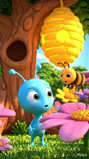Alien Visits Beehive 🐝👽✨ | Meets Queen Bee 👑🐝 | Cute Clay Animation Story for Kids