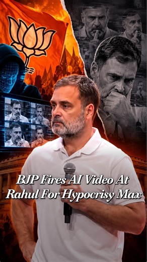 BJP Fires AI Video at Rahul Gandhi Over Double Standards on Sexual Harassment