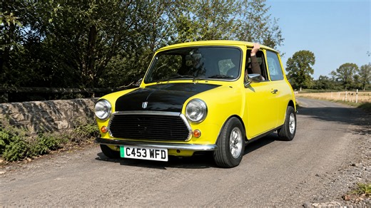 A classic Mini brings Mr Bean back to London