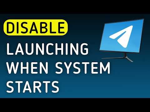 How To Disable Launching Telegram App When System Starts On PC (New Update)