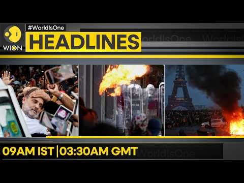 Paris Protests Marred By Arson, Violence | Student-Led Protesters Clash With Albanian Police | WION