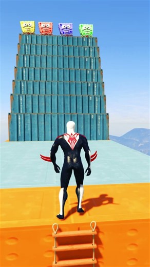 الرجل العنكبوت انقاذ باتمان Spider-Man Rescue batman vs iron man vs venom funny Game GTA 5 superhero