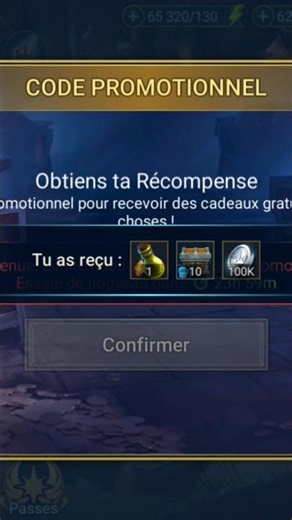 NOUVEAU CODE PROMO RAID SHADOW LEGENDS #raidshadowlegends #shorts #gaming