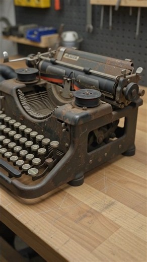 This Rusty Typewriter Looked Beyond Repair… 😱