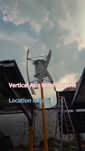 Wherever there is wind, I am there—I am the vertical-axis wind turbine