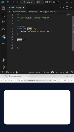 How PHP Functions Actually Work – Simple Example That Makes It Clear 💡