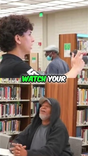 Filming in Library Goes WRONG: Security Confrontation! #shorts