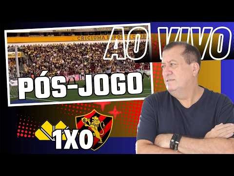 CRICIÚMA 1X0 SPORT - SÉRIE B - PÓS-JOGO AO VIVO!