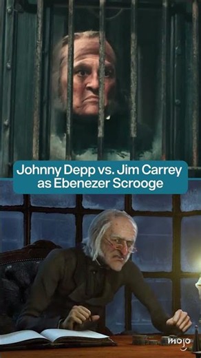 Johnny Depp vs. Jim Carrey as Ebenezer Scrooge
