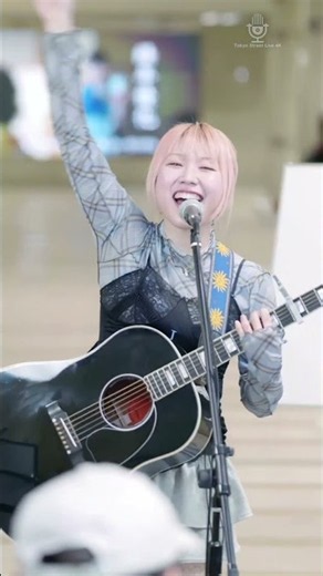 【 歌うま 】キュートで爽快な歌声！会場が明るい雰囲気に！ " 東田明莉（ SHE IS LIGHT ）" オリジナル曲「グッバイ少女」日本橋路上ライブ 🎧推奨 高音質 #歌うま