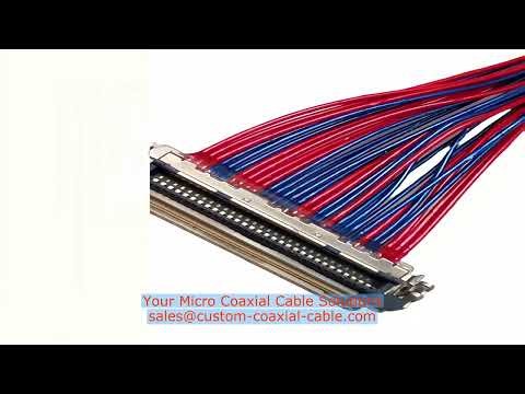 miniature coaxial cable Targeting awg-46 micro-coax MOQ policy 8-21-0048 IPEX 20453-230T-13 Microwav